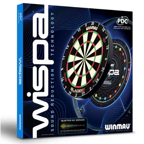 WINMAU® WISPA SOUND REDUCTION SYSTEM FOR DARTBOARDS