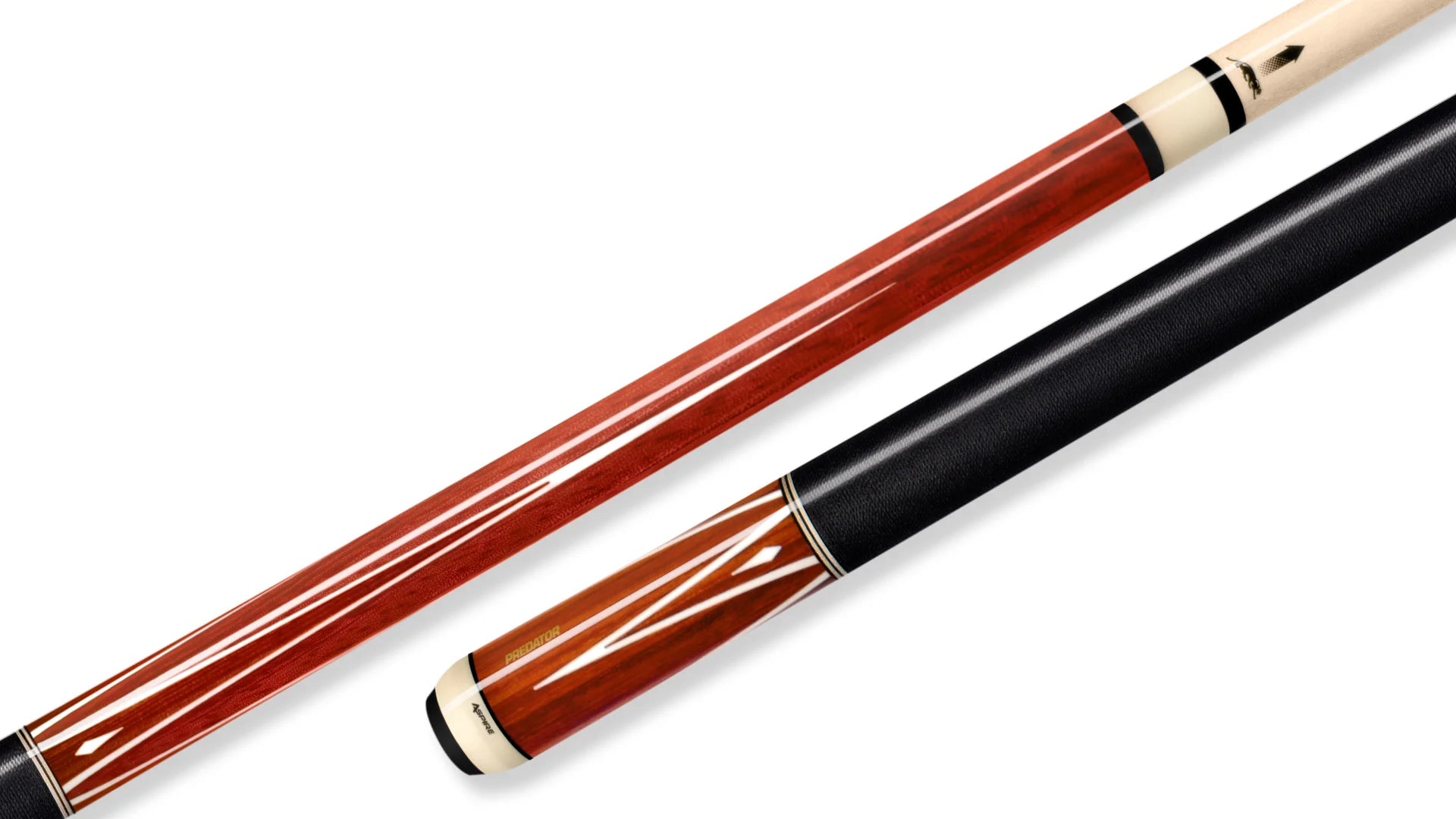 PREDATOR ASPIRE 1-8 POOL CUE RED 12.55MM 19OZ
