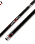 CUETEC CYNERGY BREACK BREAK CUE BLACK NO WRAP 12.75MM 19OZ