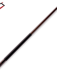 BAGUETTE DE BILLARD CUETEC CYNERGY MARRON ET ARGENT X AMBRE AVEC WRAP EN POLYMÈRE PERFORÉ 12.5MM 19OZ