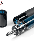 BAGUETTE DE BILLARD CUETEC CYNERGY X LAGOON MARINE ET ARGENT 11.8MM 19OZ