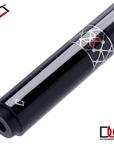 BAGUETTE DE BILLARD CUETEC CYNERGY NOIR ET ARGENT X RAW 12.5 MM 19 OZ