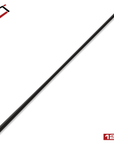BAGUETTE DE BILLARD CUETEC CYNERGY NOIRE ET ARGENT X RAW AVEC WRAP EN POLYMÈRE PERFORÉ 12.5 MM 19 OZ