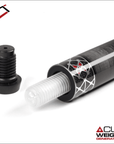 BAGUETTE DE BILLARD CUETEC CYNERGY NOIRE ET ARGENT X RAW AVEC WRAP EN POLYMÈRE PERFORÉ 11.8 MM 19 OZ