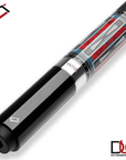 BAGUETTE DE BILLARD CUETEC CYNERGY NINEBALL SERIES - BLEU INDIGOgrip en cuir pleine fleur, 11,8 mm, 19 oz