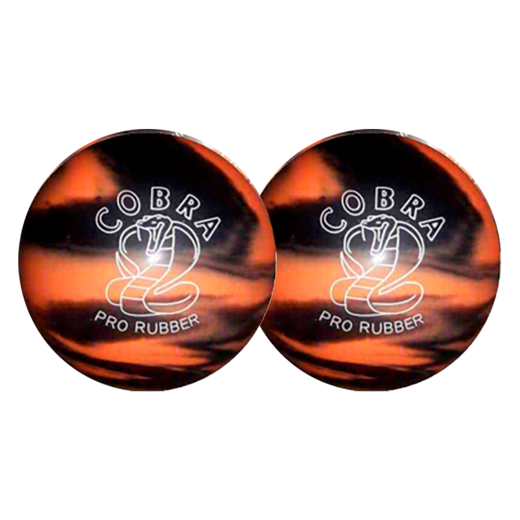 COBRA SMALL BOWLING BALLS - BLACK/ORANGE