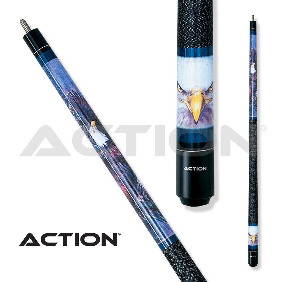 ACTION ADVENTURE POOL CUE ADV99 EAGLE 19OZ 13MM