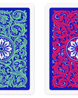 COPAG NEOTERIC PLASTIQUE POKER DECK CARDS 1546 JUMGO RED AND BLUE AND GREEN