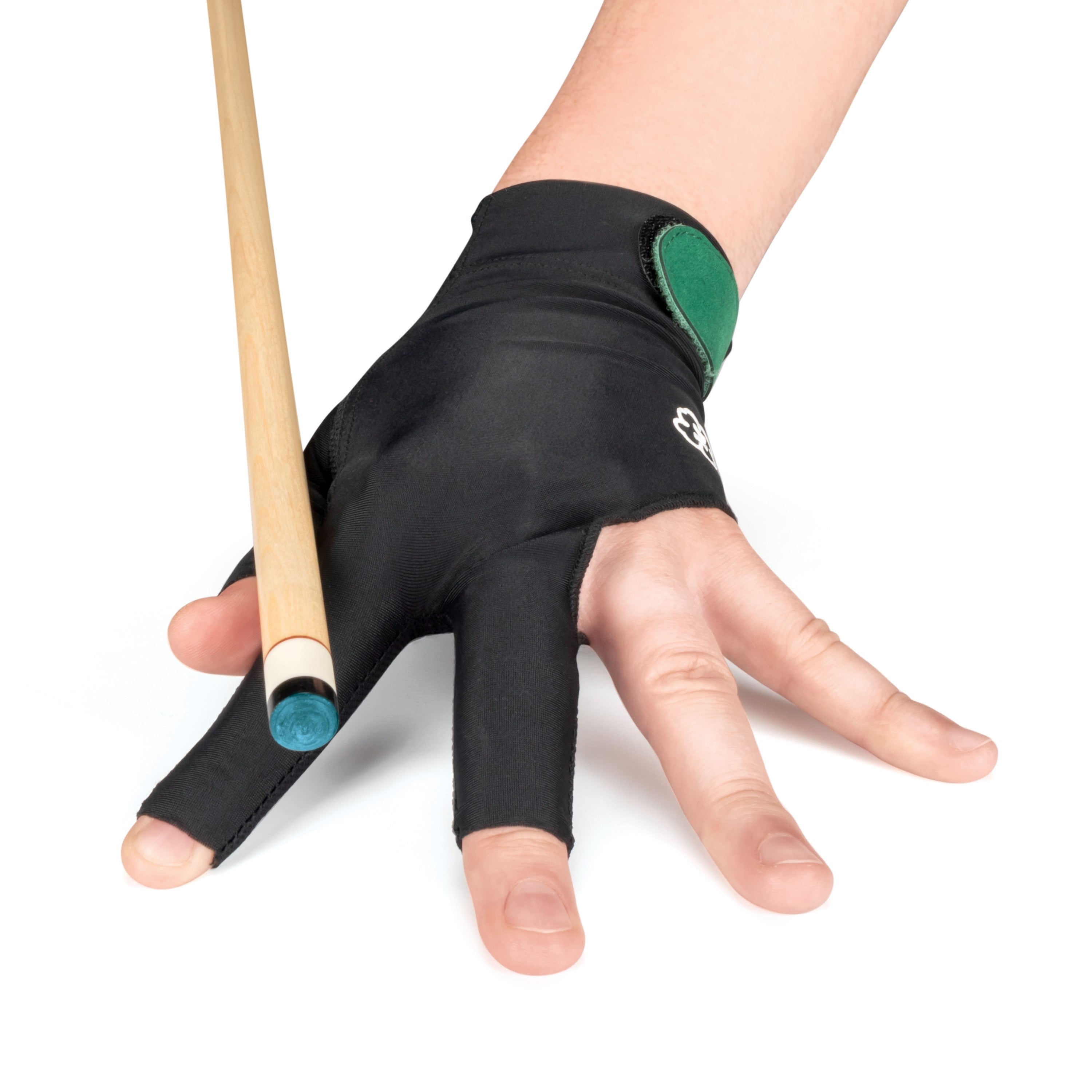 MCDERMOTT BILLIARD GLOVE BLACK GREEN LEFT HAND