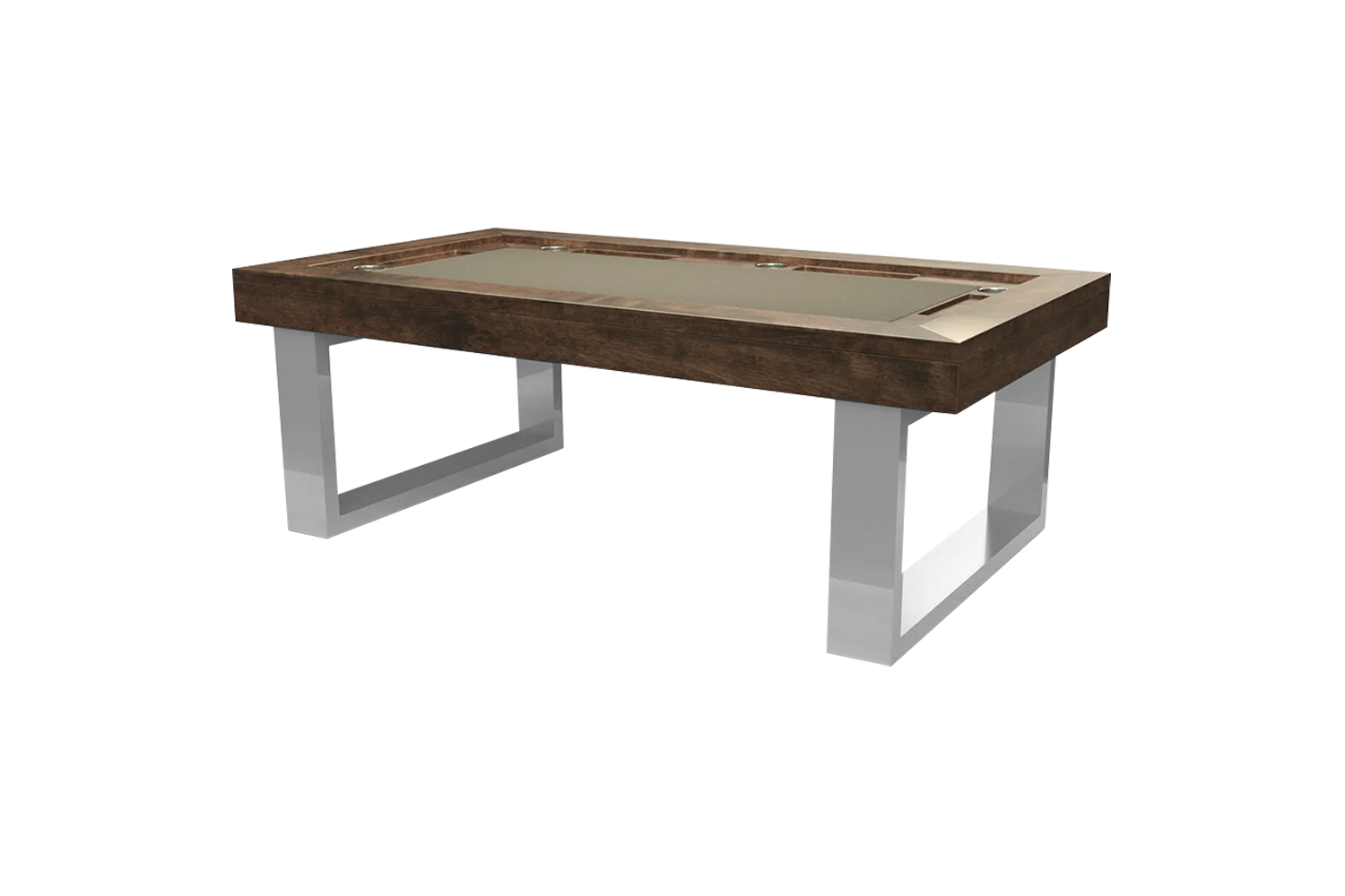 BRIDGE ALUMINUM RECTANGLE GAME TABLE