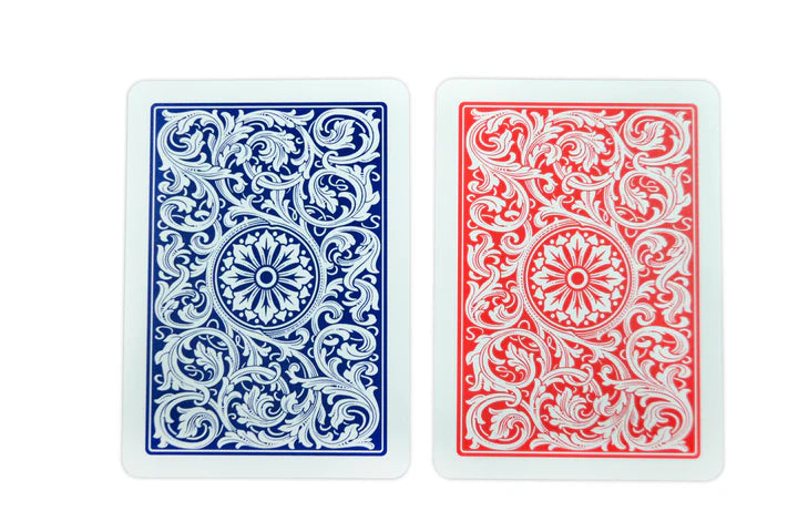 COPAG PLASTIC POKER DECK CARDS RED AND BLUE 1546 SERIES STANDARD SIZE