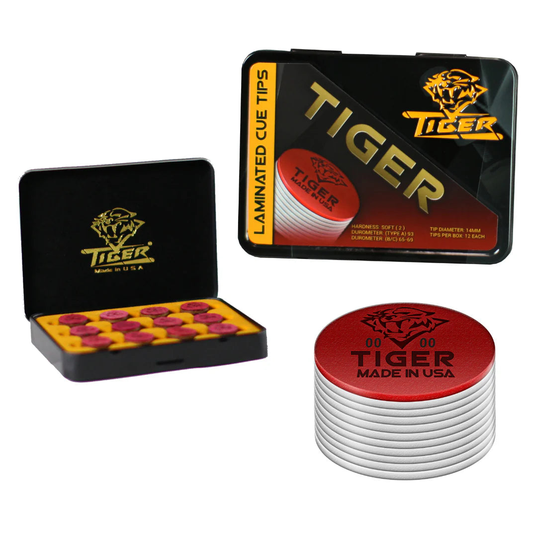 TIGER LAMINATED CUE TIP - SOFT
