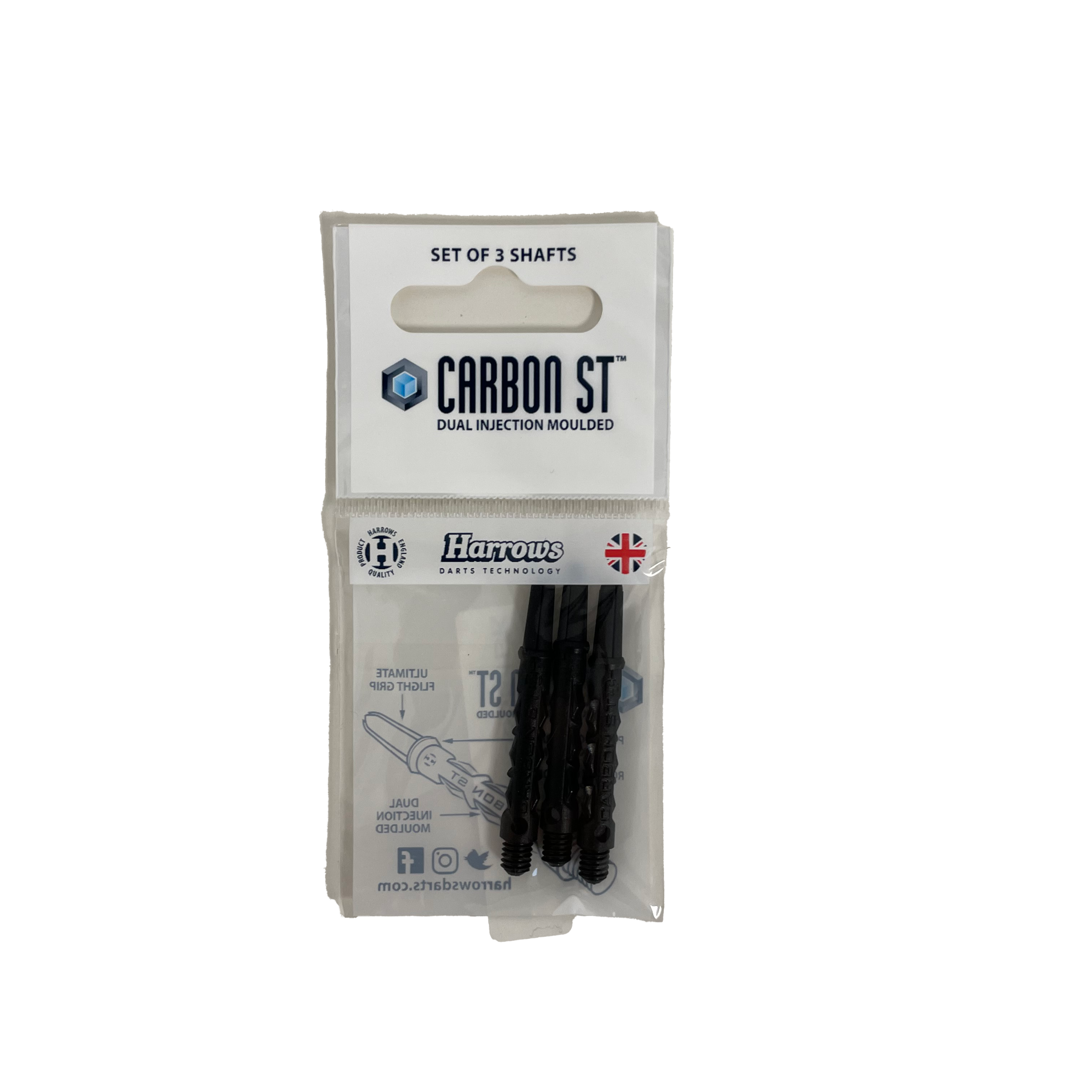 HARROWS DART SHAFTS CARBON ST - MIDI