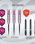 SHOT ZEN JUJI STEEL TIP DART SET - 80% TUNGSTEN BARRELS