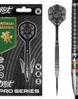 FLÉCHETTES SHOT PRO SERIES - MINDAUGAS BARAUSKAS POINTE D'ACIER - BARREAUX EN TUNGSTÈNE À 90%