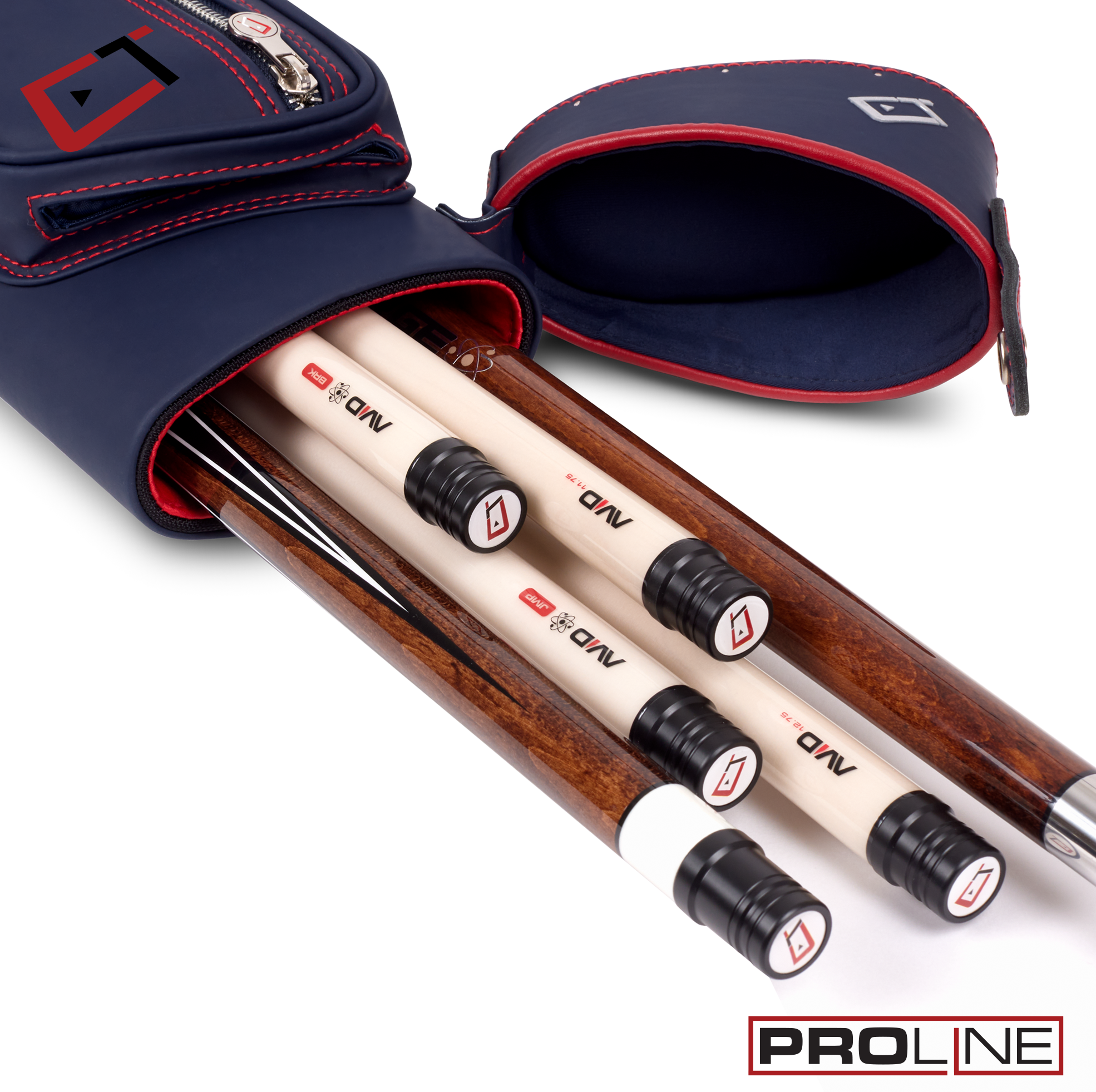 POOL CUE CASE CUETEC PROLINE 2X4 BLUE