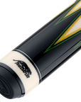PREDATOR BUTT TRUESPLICE 16 3RD GENERATION GREEN/YELLOW UNI-LOC LEATHER WRAP (SHAFT NON INCLUDED) - LIMITED EDITION