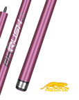 BAGUETTE DE BILLARD PREDATOR BK RUSH ROSE/ARGENT UNI-LOC QUICK RELEASE SANS GRIP 18.5OZ - ÉDITION LIMITÉE