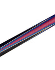 PREDATOR 4-POINT SNEAKY PETE POOL CUE - PURPLE HEART / BLUE - ELEPHANT PATTERN LEATHER WRAP (SHAFT NOT INCLUDED)