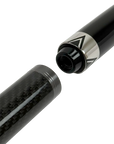 POISON BLACK CARBON FIBER EXTENSION FOR POISON CARBON POOL CUES - 8.5IN