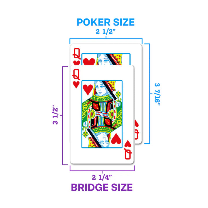 COPAG PLASTIC POKER DECK CARDS RED AND BLUE 1546 SERIES STANDARD SIZE