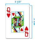 COPAG EXPORT PLASTIC POKER DECK CARDS JUMBO RED AND BLUE