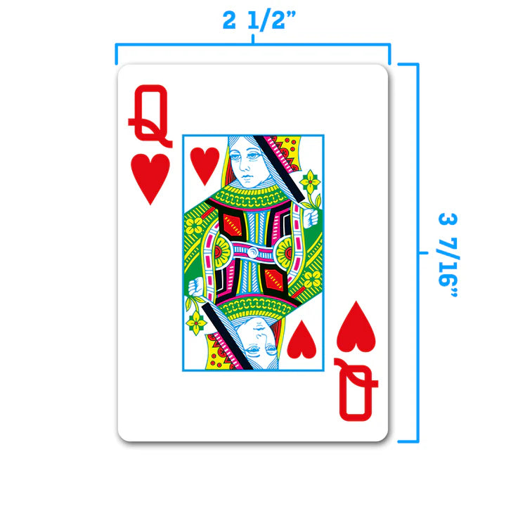 COPAG NEOTERIC PLASTIQUE POKER DECK CARDS 1546 JUMGO RED AND BLUE AND GREEN