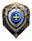 ENSEMBLE DE 3 PLUMES DE DARDS SHOT FUTURE KNIGHT DARKSTAR - PETIT STANDARD