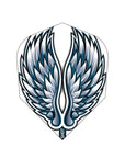ENSEMBLE DE 3 PLUMES DE DARDS SHOT OISEAUX DE PROIE - PETIT STANDARD