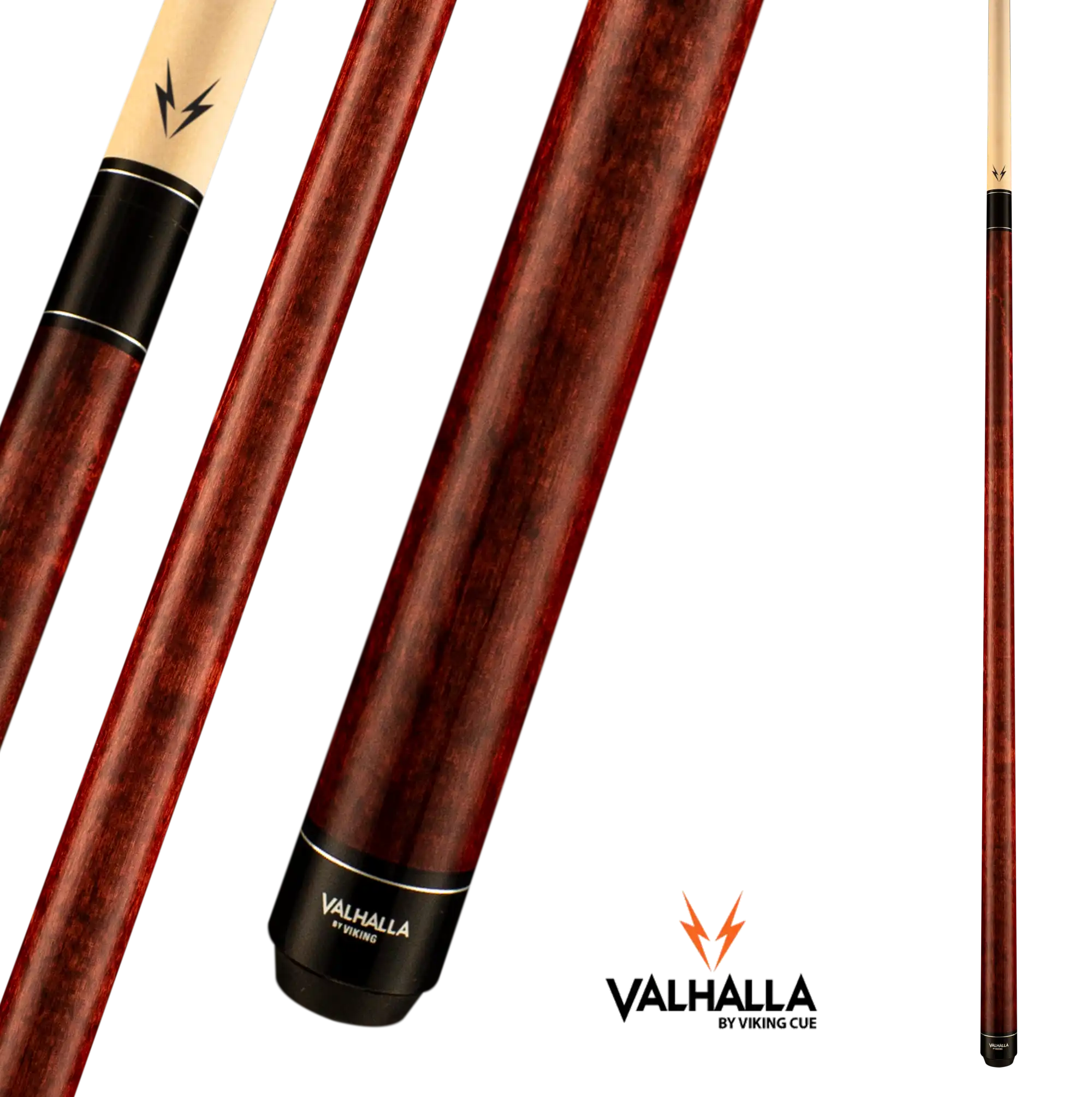VIKING VALHALLA VA110 POOL CUE BROWN NO WRAP 13MM 19OZ