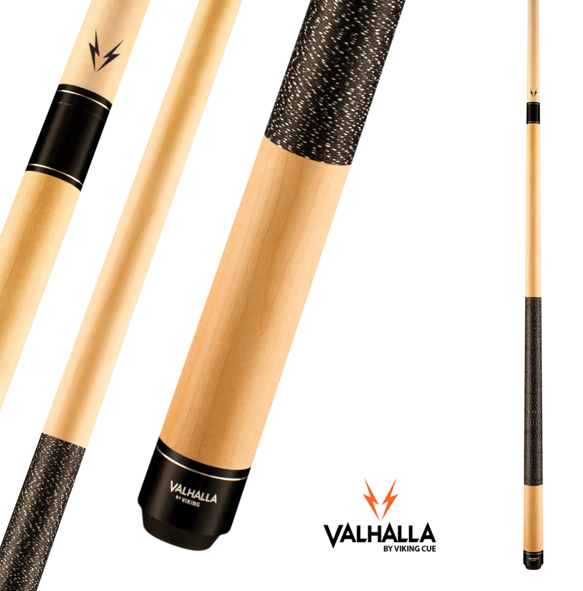 VIKING VALHALLA VA112 POOL CUE BEIGE LINEN WRAP 13MM 19OZ