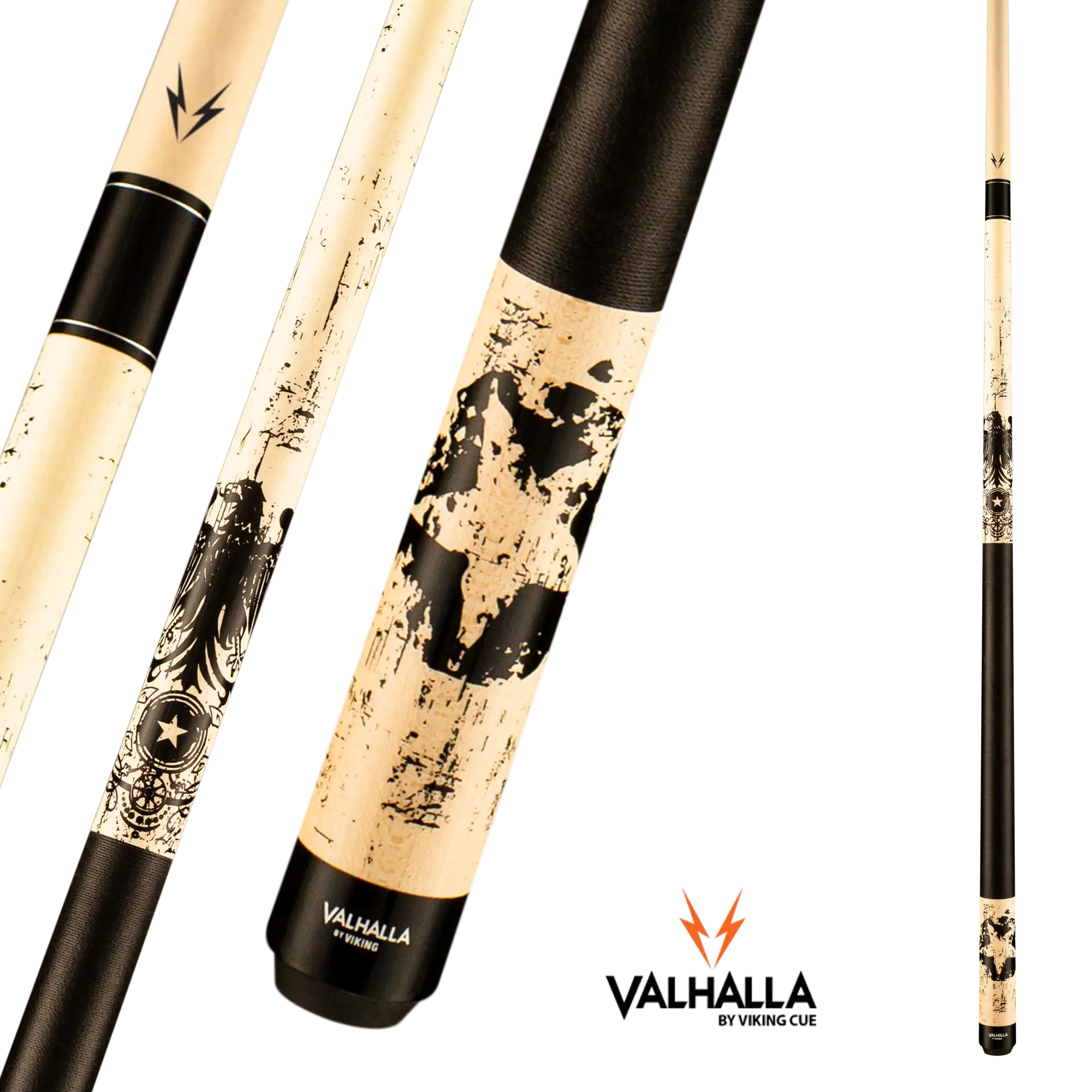 VIKING VALHALLA VA450 POOL CUE LINEN WRAP 13MM 19OZ