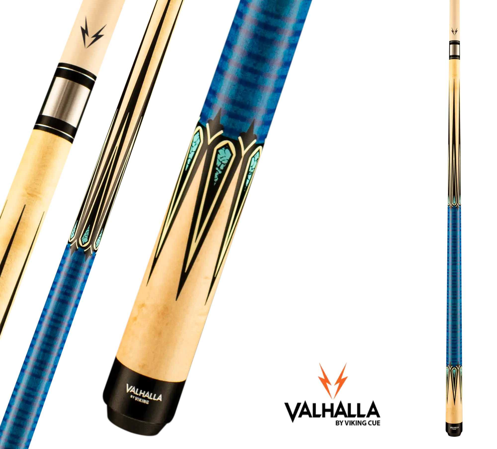 VIKING VALHALLA VA942 NATURAL BEIGE AND BLUE CUE 13MM 19OZ