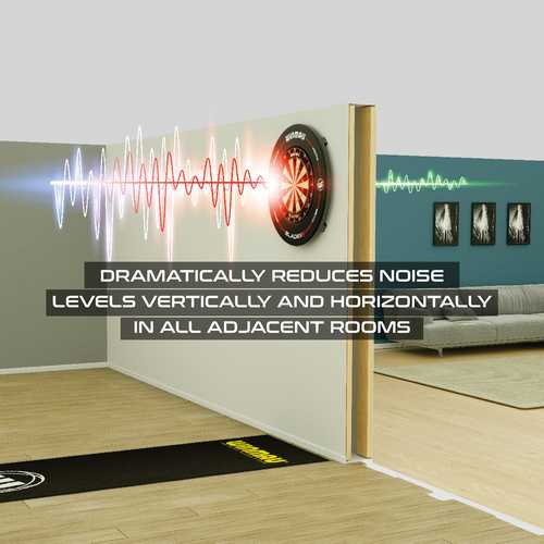 WINMAU® WISPA SOUND REDUCTION SYSTEM FOR DARTBOARDS