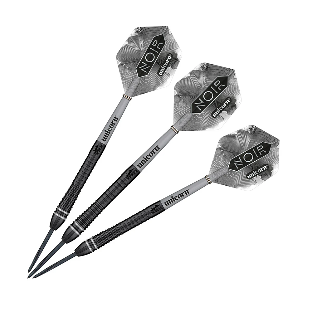 UNICORN GARY ANDERSON PHASE 6 BLACK STEEL TIP DARTS TUNGSTEN 90% 23G