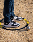 OBUT BLACK AND YELLOW FOLDING PÉTANQUE CIRCLE