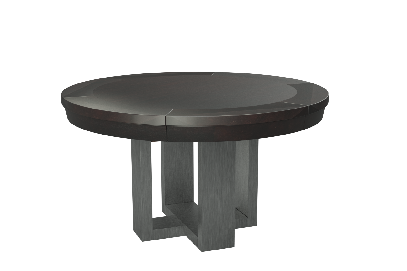 BRIDGE STAINLESS ROUND GAME TABLE