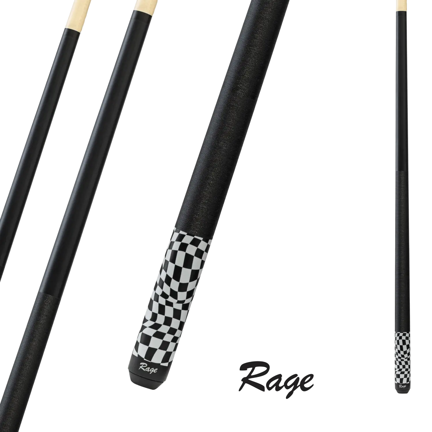 BRUNSWICK BILLIARD RAGE RG06 CUE BLACK 13MM 19OZ