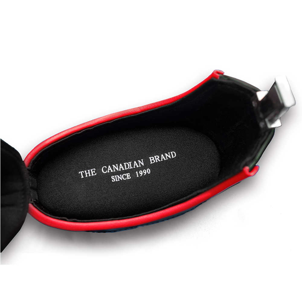 FALCON HARD CASE PVC LEATHER BLACK AND RED 2 BUTTS 4 SHAFTS