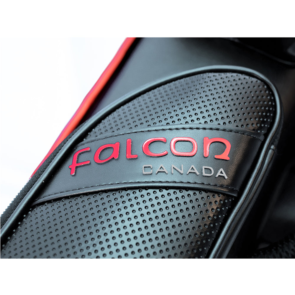 FALCON HARD CASE PVC LEATHER BLACK AND RED 2 BUTTS 4 SHAFTS