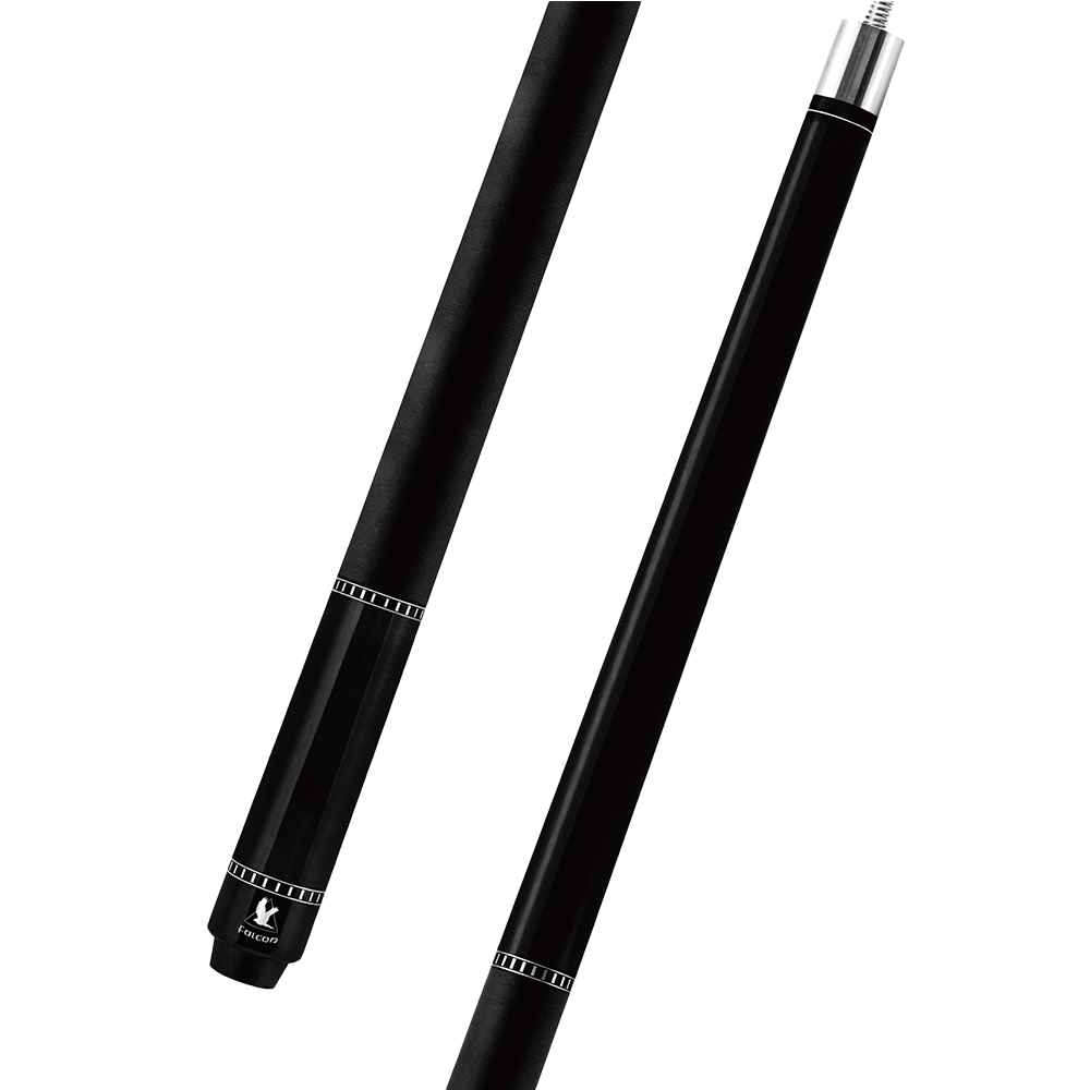 FALCON POOL CUE NFZ BLACK LINEN WRAP 13MM 19OZ