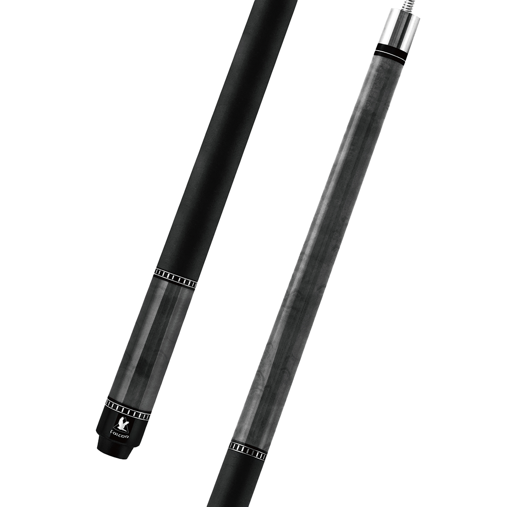 FALCON POOL CUE NFZ GREY LINEN WRAP 13MM 19OZ