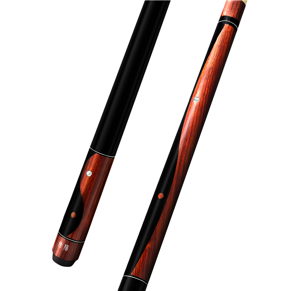 FALCON POOL CUE YIN YANG BROWN AND BLACK 13MM 19OZ