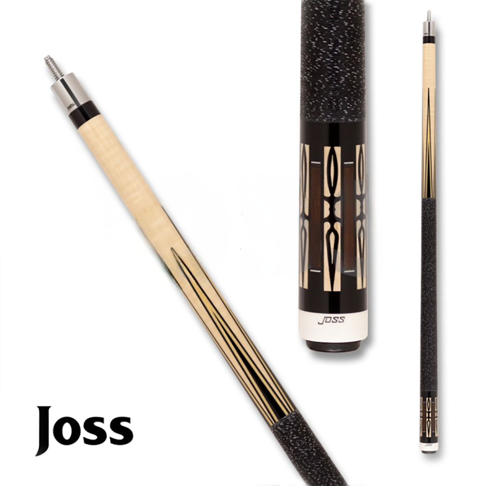 JOSS POOL CUE JOS21 WRAP BEIGE AND BROWN 13MM 19OZ