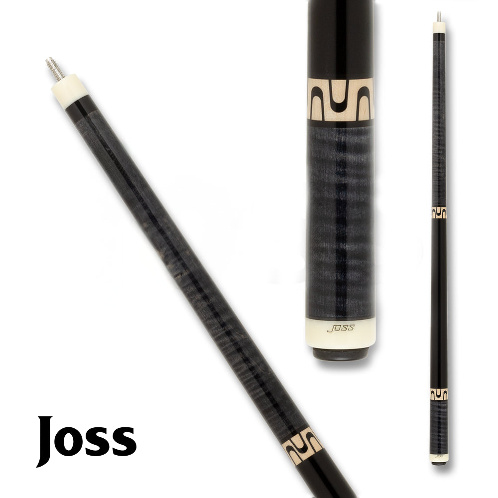JOSS POOL CUE JOS212 SMOKE AND BEIGE 13MM 19OZ
