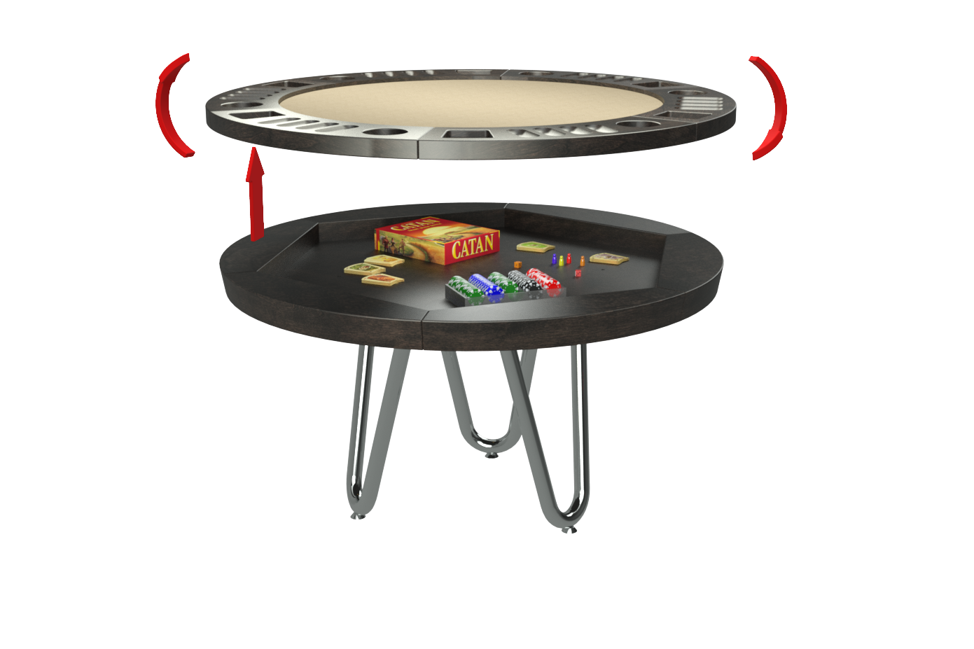 LOUNGE ROUND GAME TABLE