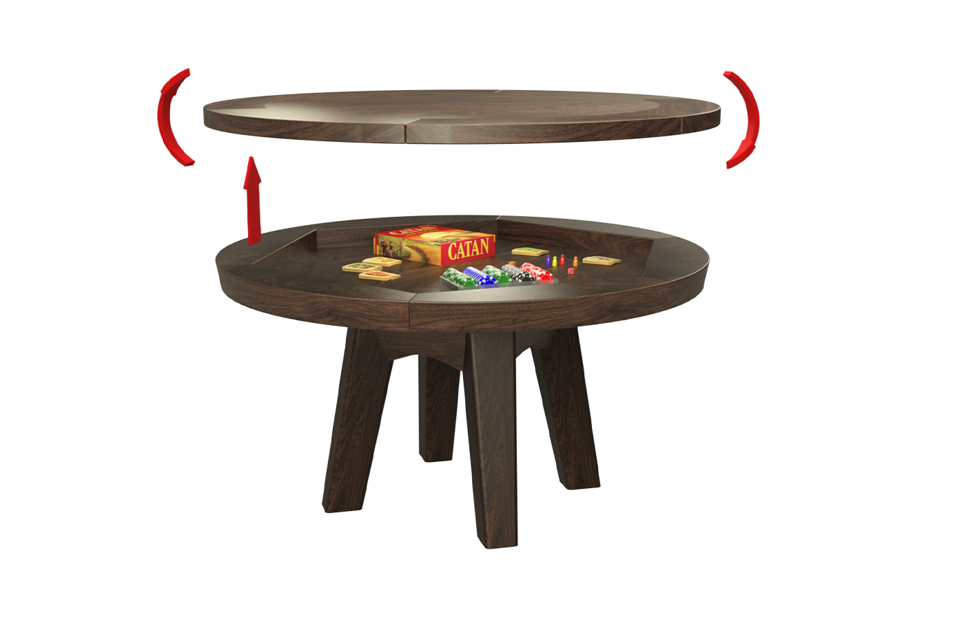 LUXX ROUND GAME TABLE