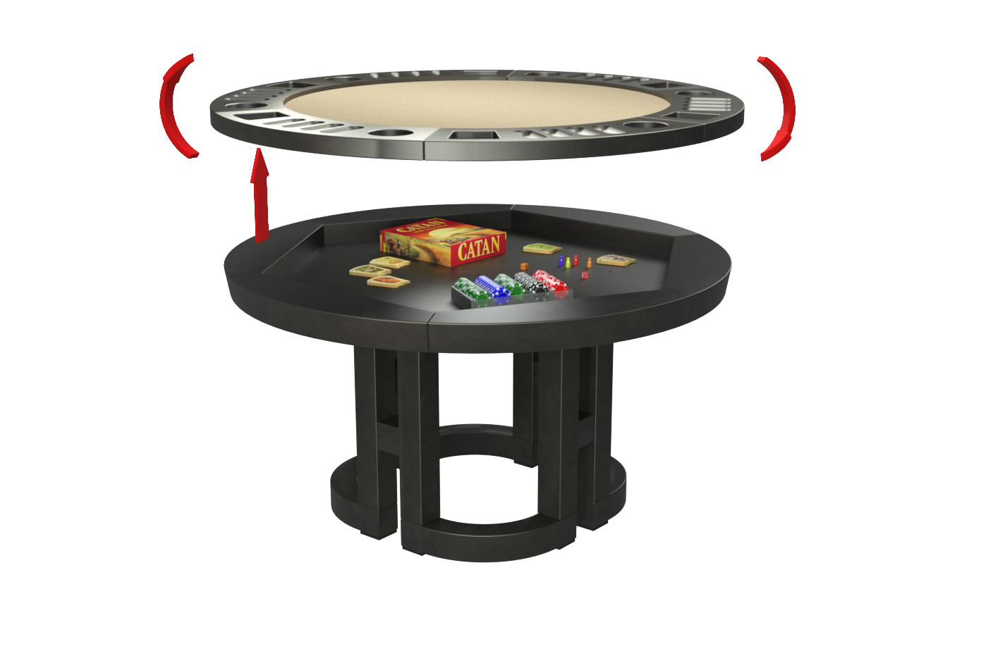 MAZE ROUND GAME TABLE