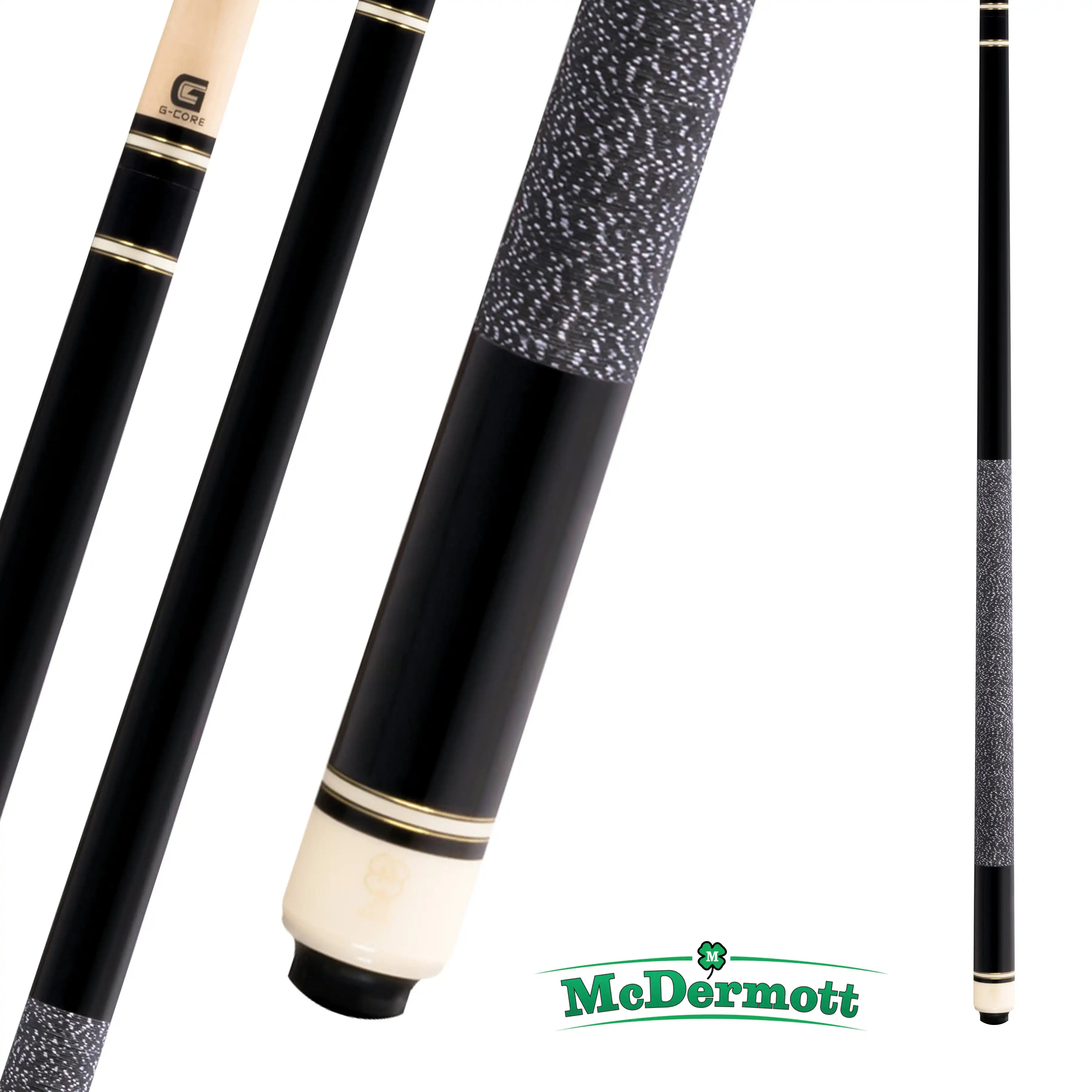 MCDERMOTT POOL CUE G-SERIES G206 BLACK 12.5MM 19OZ