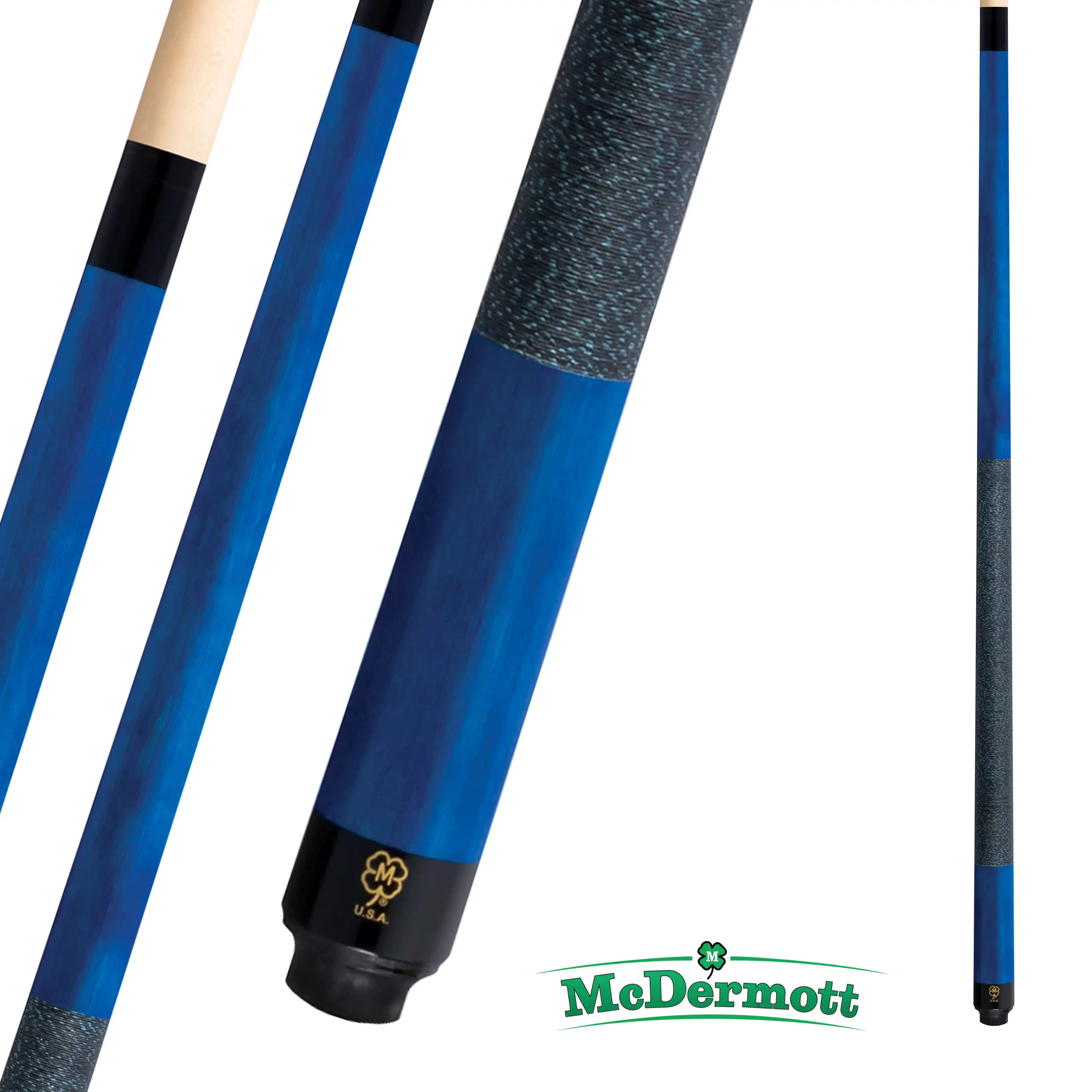 MCDERMOTT POOL CUE GS-SERIES GS02 PACIFIC BLUE 12.5MM 19OZ